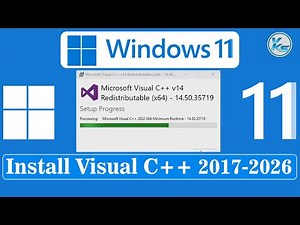 ✅ How To Download And Install Microsoft Visual C++ 2017-2026 Redistributable