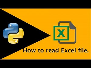 How to Read Excel File Using Python3.6