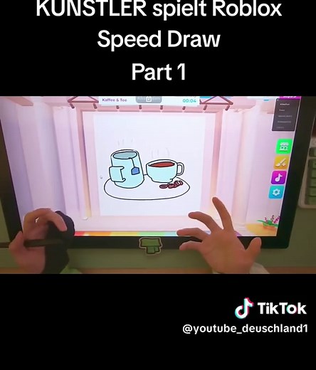 Künstler spielt Roblox Speed Draw: Kunst-Challenge
