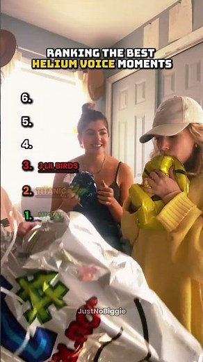 Ranking the Funniest Helium Voice Fails! 😂 #shorts #heliumchallenge