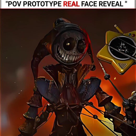 Prototype Real Face Reveal 🔥💀#poppyplaytime #fyp#edit