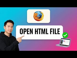How to OPEN HTML FILE in Mozilla Firefox (Step by Step)