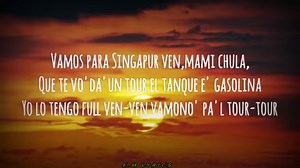 3.7K views · 69 reactions | El alfa - Singapur (Lyrics) | MARVE | Facebook