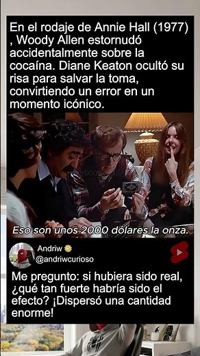 During the filming of Annie Hall (1977), Woody Allen...