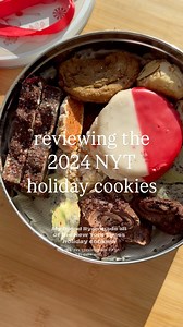 Reviewing the 2024 NYT holiday cookies! I applaud the innovation but I guess I’m more of a classic cookie person because I’d only recommend 2 of these. Huge thanks to @ryannordheimer for baking all of these and handing them off to me ✨ If you’ve tried any of these, would love to hear your thoughts! #nytcookies #nytcookieweek #holidaycookies #cookiereview | The Pancake Princess