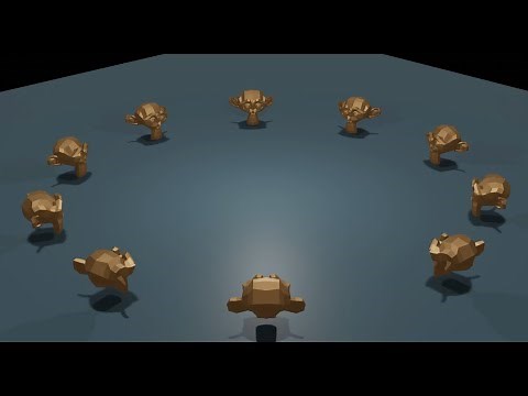 blender2.9【Array配列】を使って「円状」にオブジェクトを配列する方法