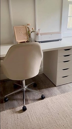 set up my new office desk from IKEA