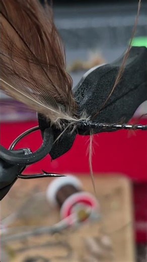 flipper morrish mouse foam fly #shorts #flytying #flyfishing
