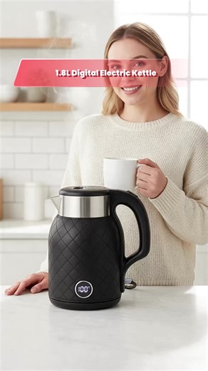 Water-resistant and wipe-clean! 🧼 Don't let the leather fool you—it's designed for real kitchen life. Mess-free luxury for busy British households. 🇬🇧✨ #stainlesssteelpots #viralkitchenfinds #cookingpot #modernkitchen #appliance #easyclean #kitchenhacks #durable #ukhome #leatherkettle #practicality #homestyling