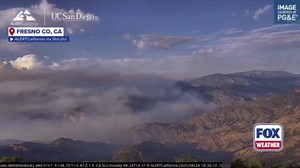 Time lapse video show Garnet Fire rage in Fresno County, California