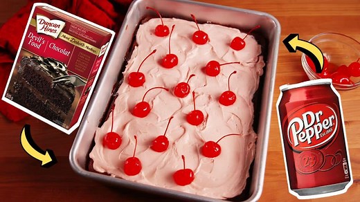 Easy Dr. Pepper Poke Cake Recipe