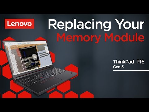 Replacing Your Memory Module | ThinkPad P16 Gen 3 | Customer Self Service