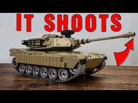 This RC Tank SHOOTS And SMOKES! Supdex M1A2 RC Tank
