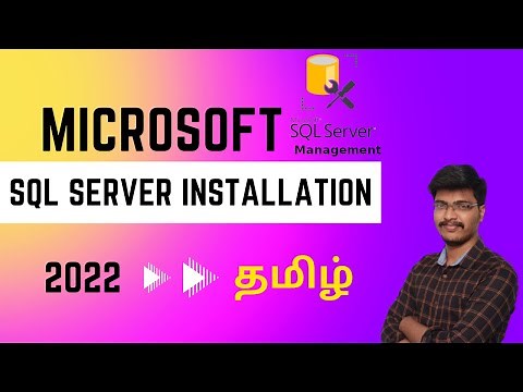 how to install Microsoft SQL Server tamil | SQL latest version 2022 |install SQL server in tamil