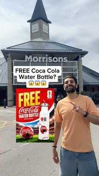 😱 FINDING FREE COCA COLA WATER BOTTLE FROM MORRISONS