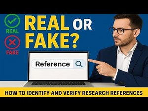 How to Identify and Verify Research References