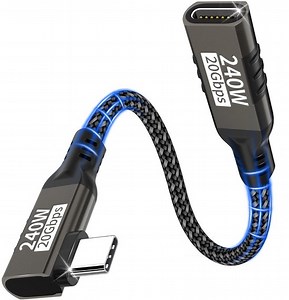 USB C Extension Cable 0.2m - 20Gbps - 240W - 5K@60Hz - USB C 3.2 Extension Cable -... | bol