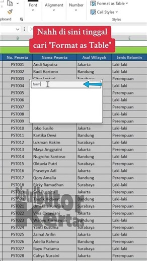 Gak Perlu Manual! Cara Membuat Warna Selang-Seling di Excel