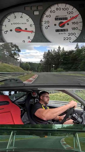 K20 Honda Civic EJ1 First Solo Nürburgring Lap