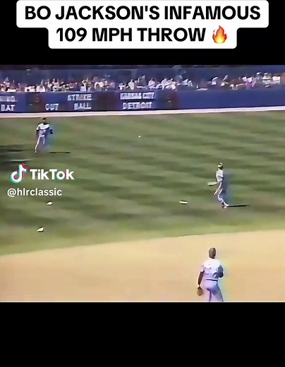 Bo Jackson's Epic 109 MPH Baseball Throw
