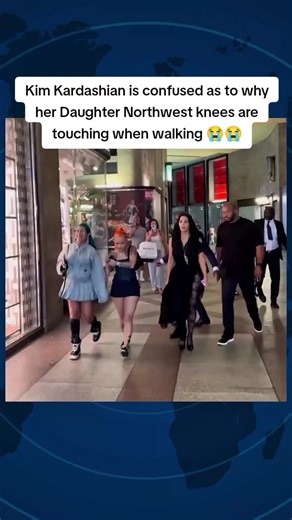 Wait… is everyone seeing what Kim is seeing? 🧐🦵 #KimKardashian #NorthWest #CelebrityNews #TrendingNow #PopCulture