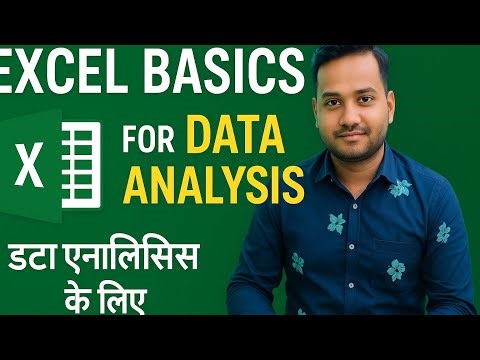 Excel Basics for Data Analysts | Learn Excel for Data Science
