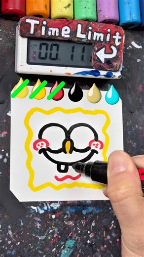 Drawing SpongeBob in 30Sec