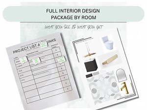 Interior Design Package Bathroom - Etsy Canada