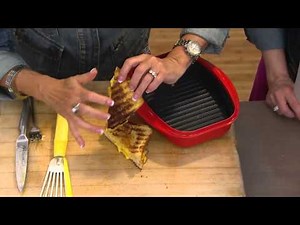 Rangemate 3 pc set Nonstick Microwave Grill Pan with Tony Notaro