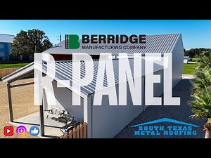 Installing the Berridge R-Panel❗️ #trending #metalroofing #roofing‪@BerridgeManufacturingCompany‬