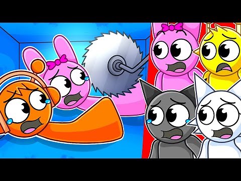Sprunki Squad Reacts to SHREDDING OREN and PINKI! (Funny Animations)