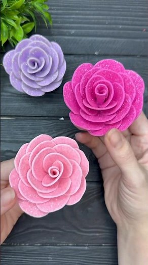 Easy Roses from EVA Foam Easy Flowers DIY Tutorial Crafts