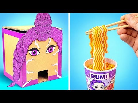 DIY K-Pop Demon Hunters! Paper and Cardboard Crafts