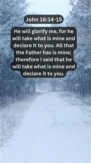 Jesus Saves | John 16:14-15 Daily Bible Verse