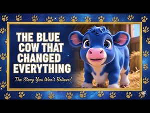 The Blue Cow That Changed Everything | Animated Heartwarming Children’s Story