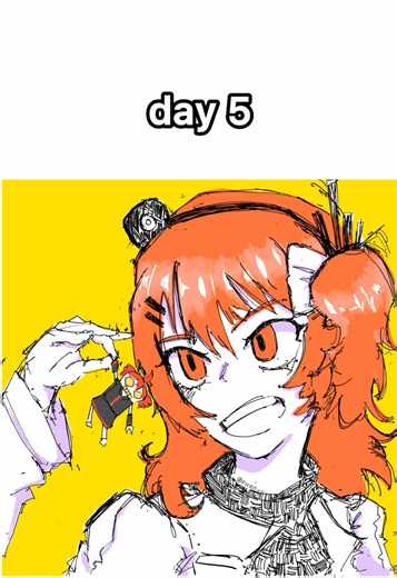 day 5 of drawing a random comment ☀️#illustration #challenge #fyp #digitalart #procreate