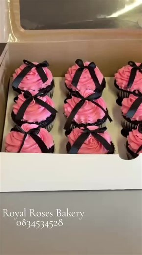 Pink and Black Princess Birthday Cake Design