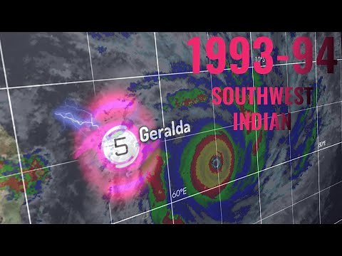 1993-94 Southwest Indian Ocean Cyclone Season Animation V2