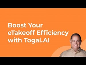 Boost Your eTakeoff Efficiency with Togal.AI