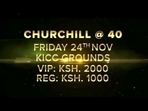 Churchill At 40; Celebrate with us!
