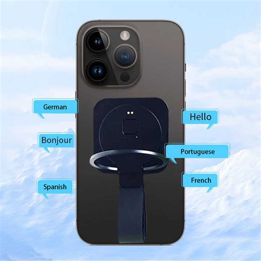 New 2025 Mini Translator Device 145 Language Online Real-time Built-in ChatGPT Integration Translation Device with Phone APP