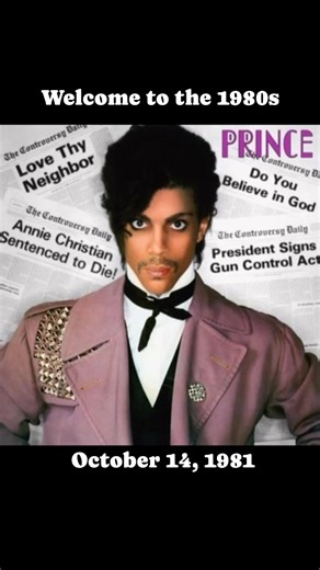 1.2K views · 21 reactions | October 14, 1981 — Prince dropped Controversy, a bold mix of funk, pop, and politics that defined the early ’80s sound. The album set the stage for his legendary run. PLEASE SUBSCRIBE TO Welcome to the 1980s!!! www.Facebook.com/America1980s/Subscribe #Prince #Controversy #MTV80s #80sMusic #PurpleOne #PopFunk #America1980s #80sIcons | Welcome to the 1980’s | Facebook