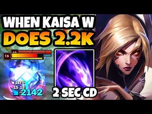 2 W's Kills ANYONE with this KAISA BUILD. TRUE FULL AP KAISA MID (No Muramana)