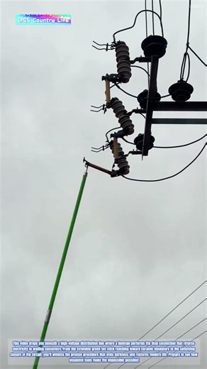 Pole and Power: How Linemen Restore Electricity with Hot Sticks