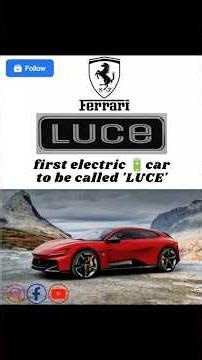 😱 Yeh hai Ferrari ka electric monster! #farari #automobile