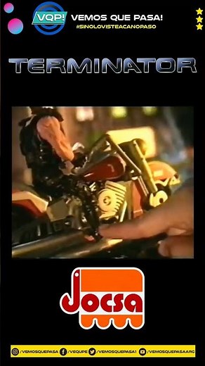TERMINATOR 2 TOY ADVERTISEMENT ARGENTINA #retro #techretro