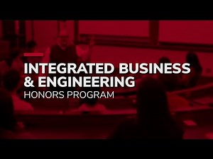 Integrated Business & Engineering Honors Program at The Ohio State University