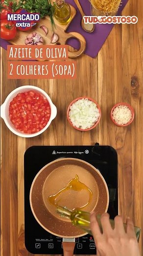Macarrão ao molho de camarão