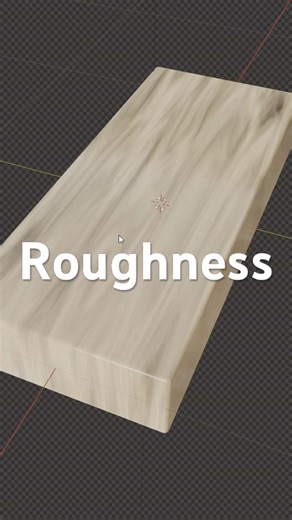 Roughness can completely change a material #blendertutorial #blendertips