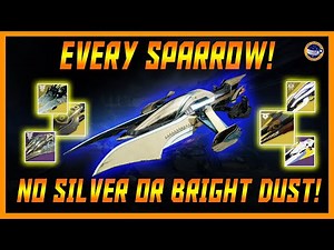 Destiny 2 - Every Sparrow You Can Get - NO EVERVERSE!!